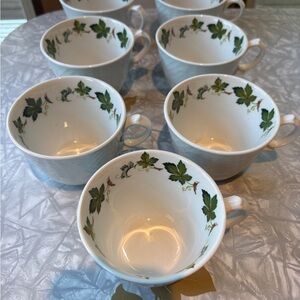 Irish, great for st.pattys day Set of 7 Marlborough old English Ironstone